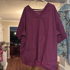 Uniform advantage, 3X, purple scrubs set